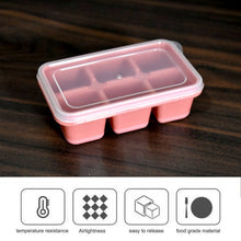 6-Cavity Silicone Ice Tray  Ideal for Kitchen & Home Use