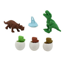 Dinosaur & Egg Shaped 3D Puzzle Erasers  Fun Mini Erasers for Kids (5 Pcs Set)