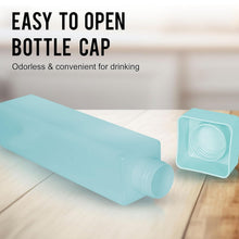Square Plastic Water Bottle  1000ml Leakproof BPA-Free for Office, Gym & Home (1 Pc)