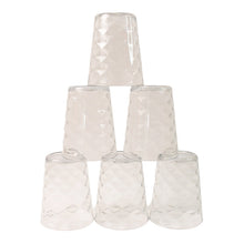 Apex Pyramid Design Unbreakable Plastic Glass 300 ML