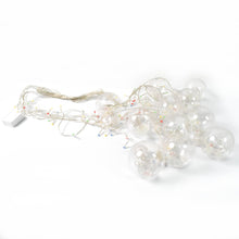 12  Wish Balls Window Curtain String Lights with 8 Flashing Modes (Plastic, Multi Color)