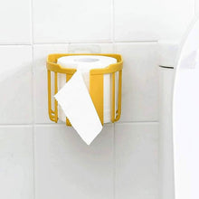 Toilet Paper Holder Bathroom, Tissue Roll Wall Mounted Plastic (14 x 13.5 x 11 Cm)
