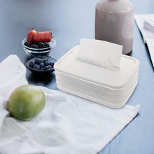 Simple Silicone Tissue Holder  Cube/Cylinder Tissue Box for Bathroom, Office
