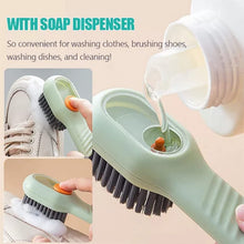Multifunctional Scrubbing Brush with Liquid / Soap Dispenser (1 Pc)