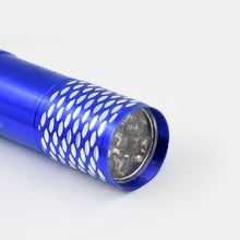 Portable Mini Torch  9 LED Pocket Flashlight, Battery Operated (Mix Color)