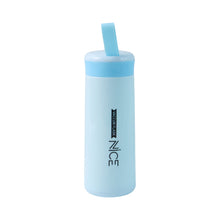 Plastic Water Bottle 400 ML Leak Proof Daily Use Bottle for Children Mix Color 1 Pc