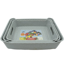 Multipurpose Organising & Storage Plastic Tray Set of 3