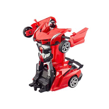 2 In 1 Automatic Robot Converted Remote Control Car With Light (1 Pc)
