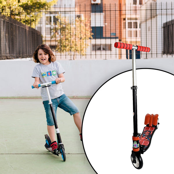 Kids 3-Wheel Leg Push Scooter with Adjustable Height (48 Years)