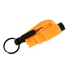 2-in-1 Emergency Safety Cutter  Keychain Tool for Glass Breaking