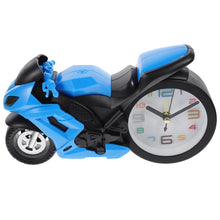 Retro Motorcycle Alarm Clock  Novelty Bike Engine Style Desk Clock