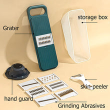 Multifunctional Vegetable Slicer Cutter  Onion & Potato Slicer with 6 Blades & Peeler