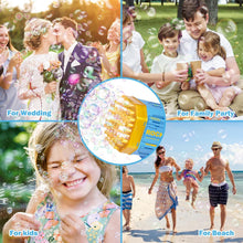 69 Holes Big Rechargeable Bubble Gun Powerful Machine Toy for Kids and Adults