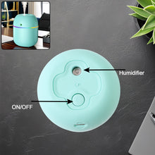 Portable Mini USB Humidifier with Light  Cool Mist & Essential Oil Diffuser (250ML)