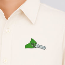 Stylish Metal Badge Pin Single Piece (Random Design)