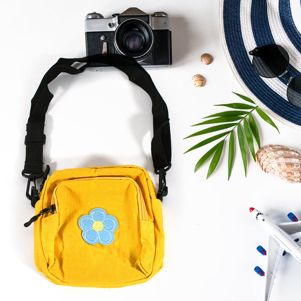 Solid Color Shoulder Crossbody Bag  Trendy Small Square Bag for Students