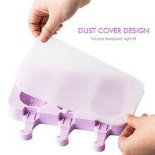 Silicone Sicle Molds  DIY Ice Pops with Lids & 50 Sticks