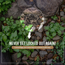 Realistic Fake Rock Key Hider  Weatherproof Outdoor Key Storage Emergencies (1 Pc)