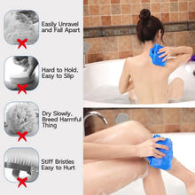Premium Silicone Back Scrubber Belt Body Exfoliating Bath Brush