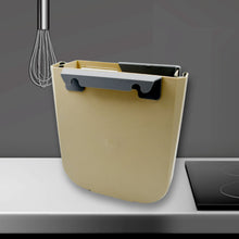 Foldable Hanging Trash Can  Space-Saving Waste Bin for Kitchen, Bathroom & Car