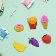 3D Food Fancy Colorful Erasers  Cute Novelty Eraser Set for Kids (1 Set)