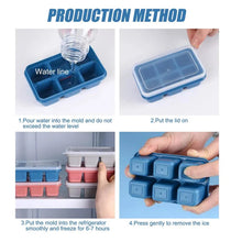 6-Cavity Silicone Ice Tray  Ideal for Kitchen & Home Use