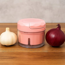 Manual Mini Food Processor Vegetable Chopper Hand Pull String Onion Chopper (1 Pc)