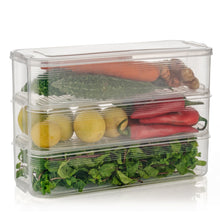 3 Fridge Storage Container (Pack of 3pcs, 1500ML Approx)