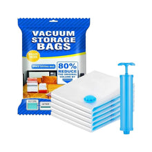Vacuum Storage Bags with Suction Pump & Shirt clips (5 Pcs Set)
