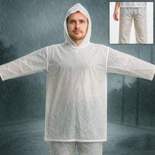 Full-Body Rain Suit  Jacket & Pants Set Fashion Portable Adult Rain Coat (1pc)