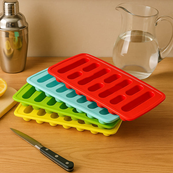 4-Piece Fancy Ice Tray  Versatile Household Ice Maker