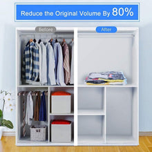 Vacuum Storage Bags with Suction Pump & Shirt clips (5 Pcs Set)