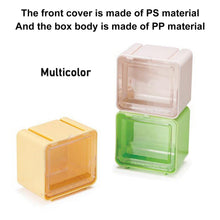 Durable Transparent Tape Storage Box  Plastic Office Organizer