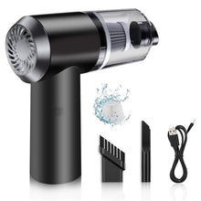 2 in 1 Wireless Vacuum Cleaner  120W Handheld USB Rechargeable for Home & Car (1 Pc)