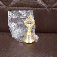 Brass and Steel Temple Ghanti (Pooja Bell) Decorative Spiritual Accessory