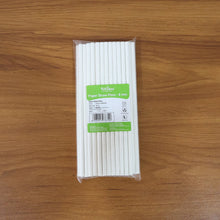 Paper Straw  Plain 6 mm Diameter, 200 mm Length, 50 Pcs Pack