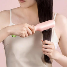 Self-Cleaning Hairbrush  Anti-Static, Detangling, Rotating Massage Comb, Hair