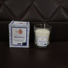 In'lief  Blueberry Soy-Blend Votive Candle Glass 50 gm (1 Pc)