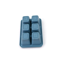 6 Grid Silicone Ice Tray Used In All Kinds Of Places Like Household Kitchens  (1 Pc)