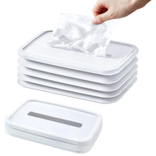 Simple Silicone Tissue Holder  Cube/Cylinder Tissue Box for Bathroom, Office