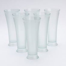 High Quality Faluda, ice cream, Juicer and Water Glasses Set of 6 Pcs (Plastic 300 ML Approx)
