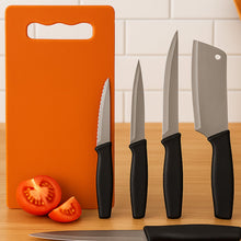 Chopping Board with Knife Set (Pack of 5)