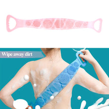 Premium Silicone Back Scrubber Belt Body Exfoliating Bath Brush