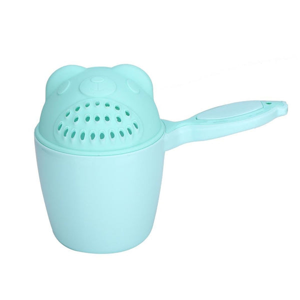 Baby Shampoo Shower Cup  Safe Soft Bath Tumbler for Kids Hair Washing
