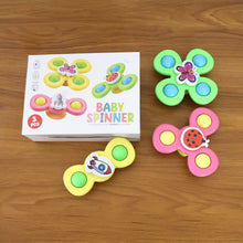 Colour Baby Spinner Toy Set Suction Cup Sensory Spin Toys (3 Pc Set)