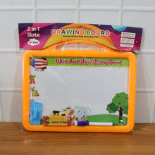2-in-1 Kids Writing Board Set  Double-Sided Whiteboard & Blackboard