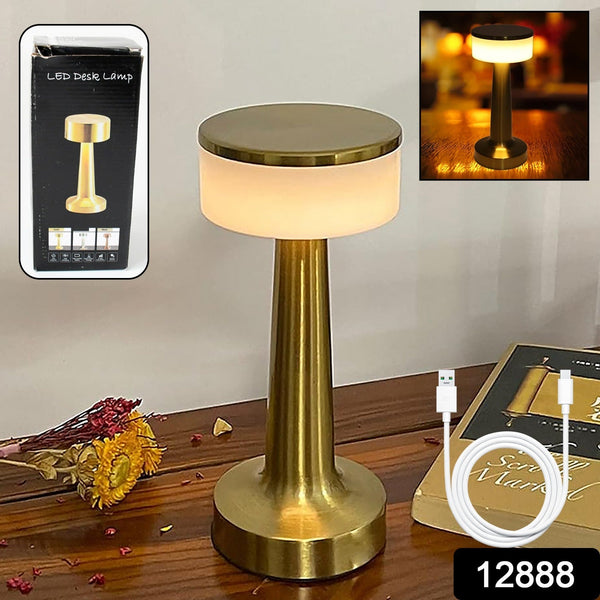 Touch LED Lamp  USB, 3 Colors, 3 Brightness Levels (1 Pc, Metal)