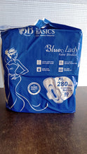 Beautiful Basics Blue Lady Long Pads With Wides Wings Sanitary Pads  280 mm, 40-Pack