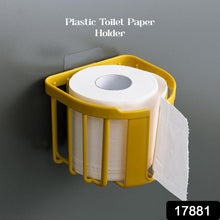 Toilet Paper Holder Bathroom, Tissue Roll Wall Mounted Plastic (14 x 13.5 x 11 Cm)