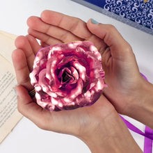 Artificial Gold Rose Flower With Gift Box (1 Pc)
